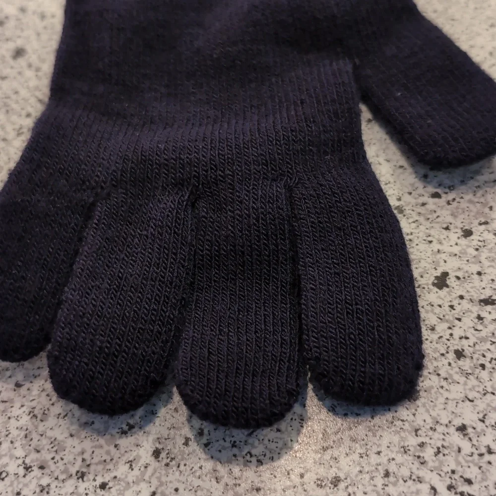 Vintage 1999 Kids Tweety Bird Looney Tunes Dark Blue Winter Gloves